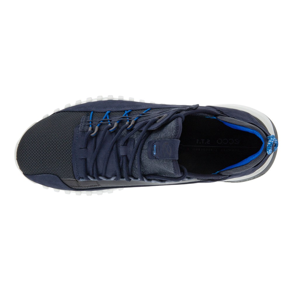 Tenis De Montaña Hombre - ECCO Zipflex Bajos - Azules - QHL795820